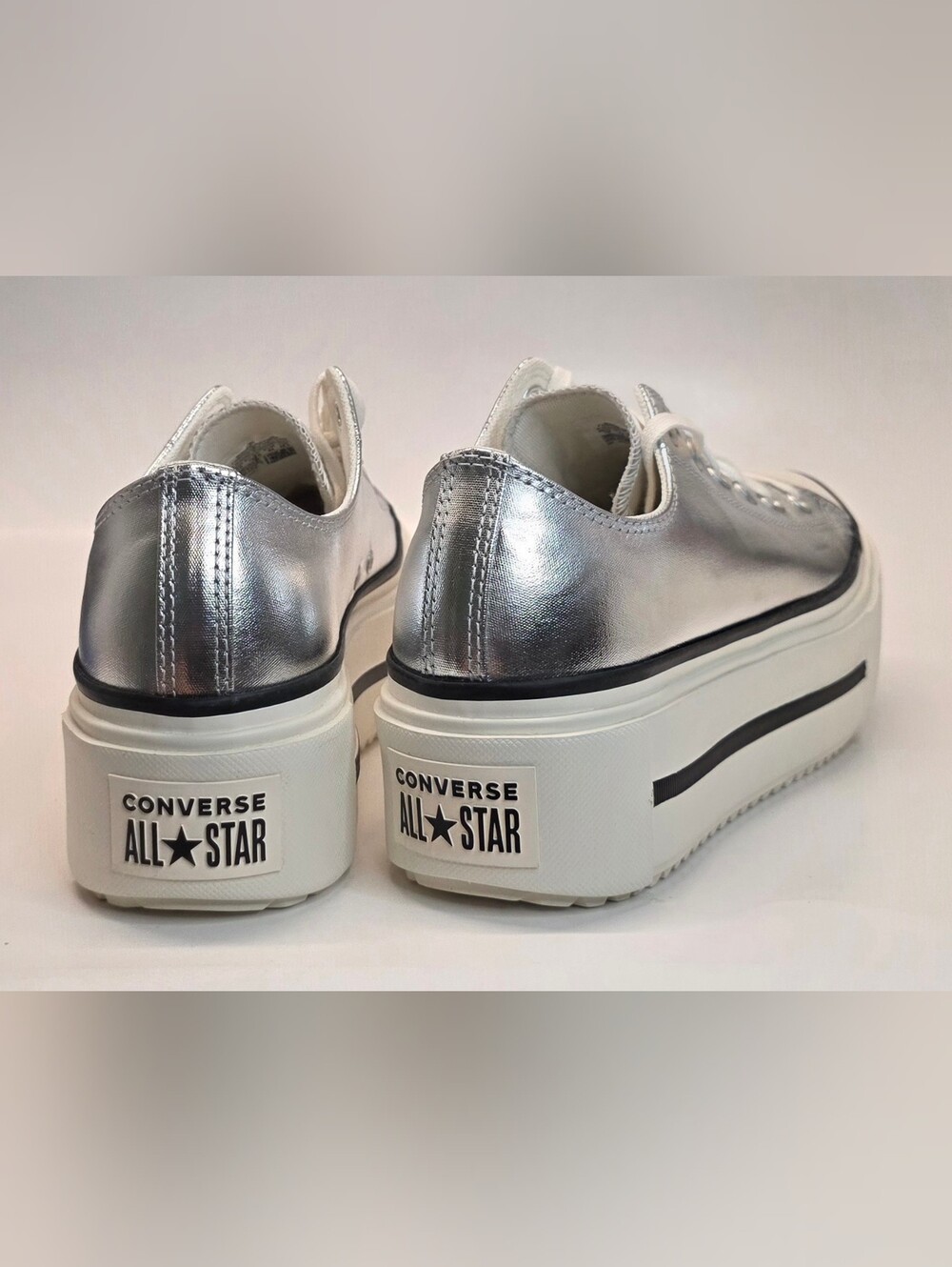New Converse Chuck Taylor All Star Lift Double Stack Platform Sneakers Men's 10 - Picture 10 of 13